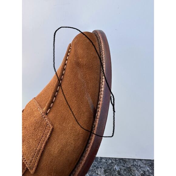 Grant Stone Traveler Penny Loafer Bourbon Suede Men’s Size 11D - Picture 6 of 16